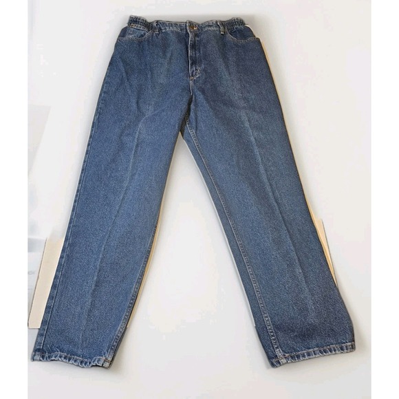 L.L. Bean Denim - L.L.Bean comfort waist Jeans women's 18 regular Vtg Relaxed-fit Straight Leg Y2K